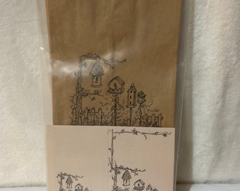 Vintage Bee Keeper Themed Gift Bags and Tags
