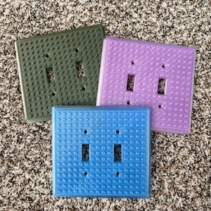 Light Switch Plate Cover - Lego-Brick compatible