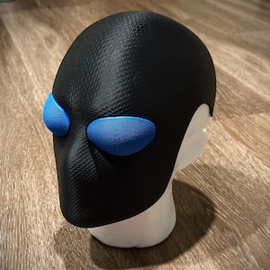 Unbesiegbar Maske, schwarze Masked Mark Gesichtsmuschel, unbesiegbar Cosplay