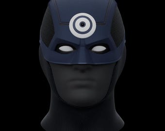 Kit de bricolaje para la capucha de Bullseye Temporada 3, casco personalizado de cosplay de Daredevil, impreso en 3D SIN TERMINAR