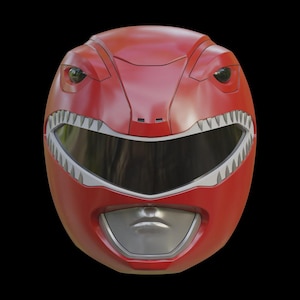 Red Ranger Helmet Kit, Mighty Morphin Power Rangers Cosplay, 3D Printed Power Rangers Helmet, UNFINISHED KIT