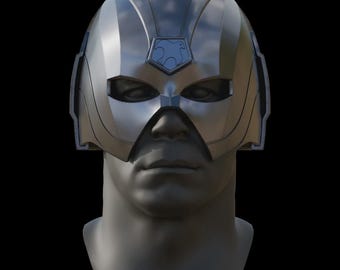 Peacemaker Staffel 2 Helm Kit, Peacemaker Cosplay, 3D Gedruckter Peacemaker Helm, UNFINISHED KIT