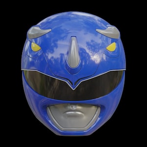 Blue Ranger Helmet Kit, Mighty Morphin Power Rangers Cosplay, 3D Printed Power Rangers Helmet, UNFINISHED KIT