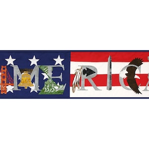 America Laser Cut Applique Kit, Prefused Fabric Applique, Applique Kit, DIY Quilt, Precut Applique, US Quilt, Westfield Laser Design