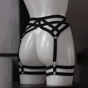 WEIMEITE Giarrettiera Dnna Sexy Reggicalze A Vita Alta In Rete Con - Foto 5