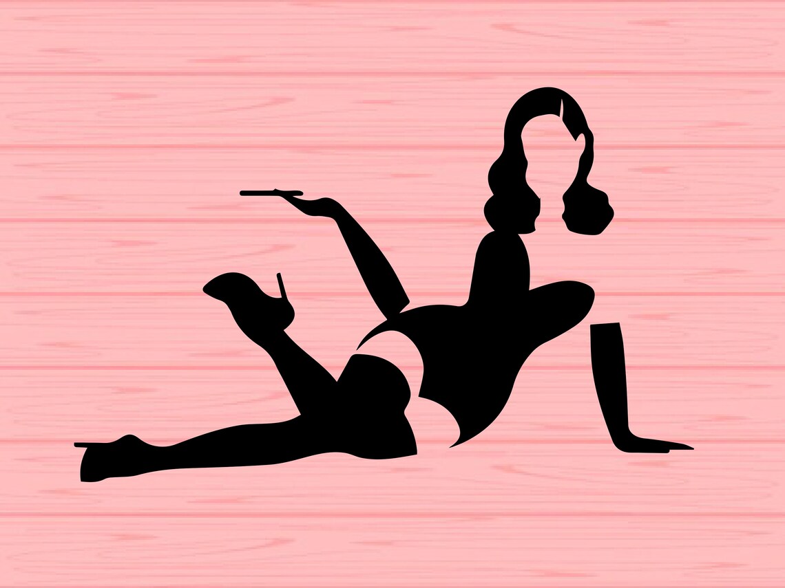 Pin Up Svg Pinup Girl Svg woman svg file girl svg sexy Etsy