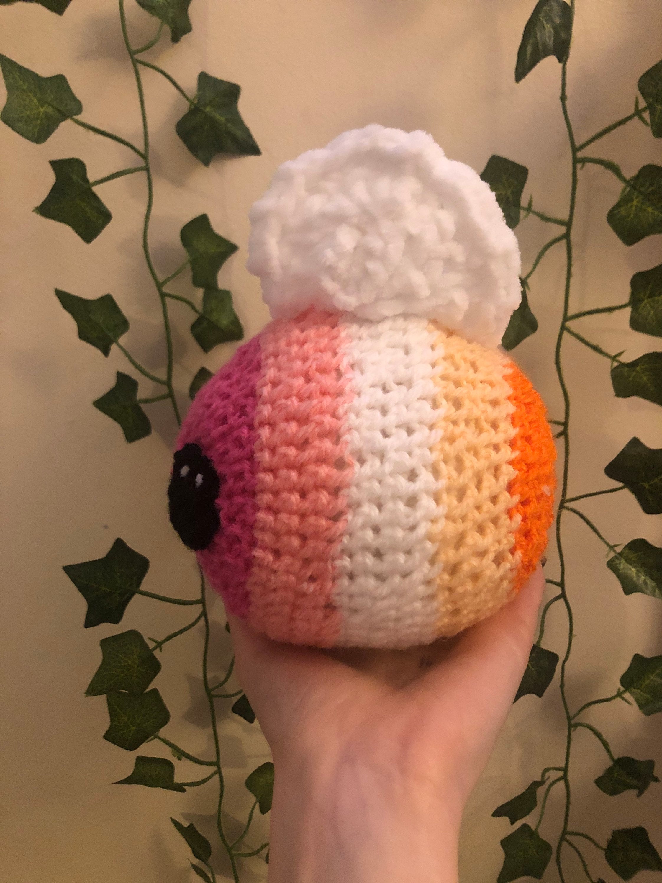 Pride bees rainbow crochet bee gift handmade pride | Etsy