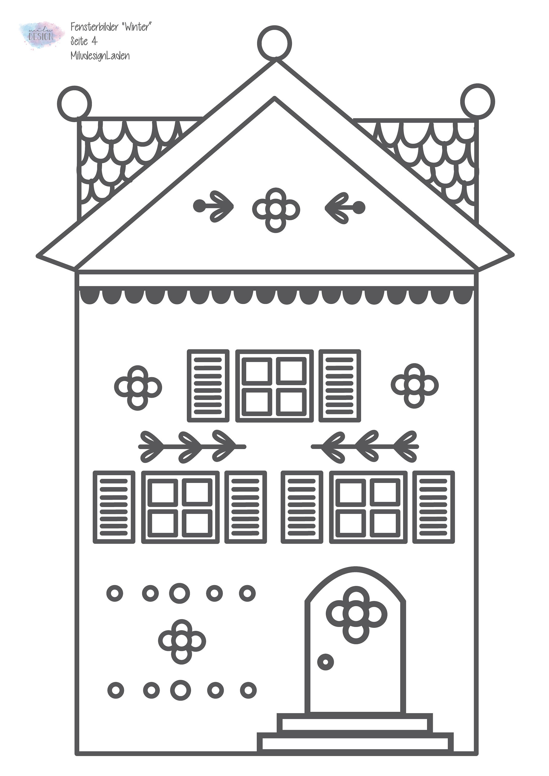 Fensterbilder Vorlagen zum Download - Etsy.de