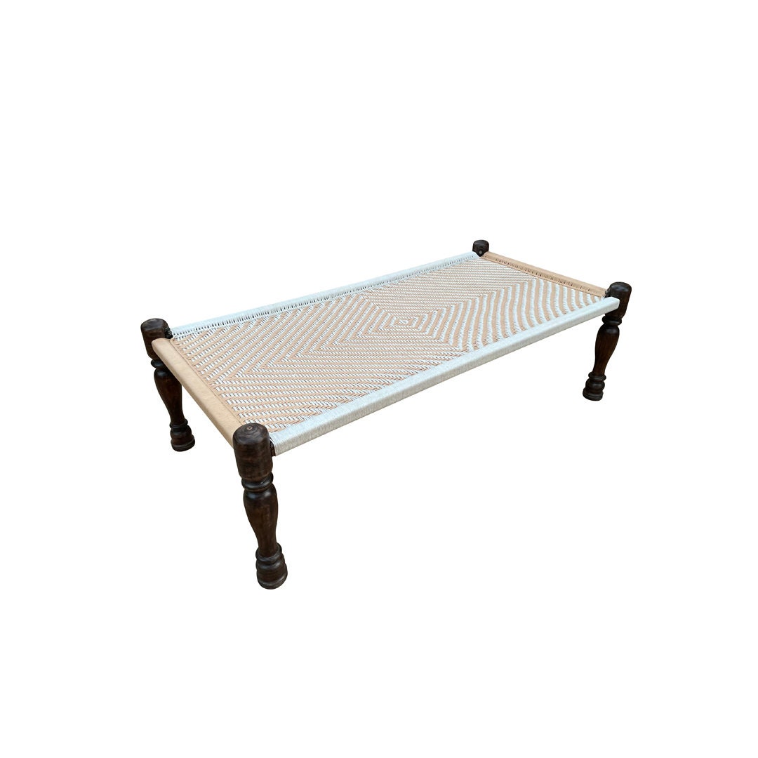 Indian Charpai, Indian Manja, Indian Antique Bed, Bench, Indian Charpai Vintage Wooden Bed, Day