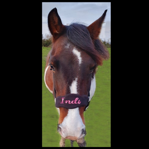 Headcollar for horse/Personalised headcollar/Sparkly headcollar/Gift for horse rider/Horse gift/Horse halter/headcollar pony/cob headcollar