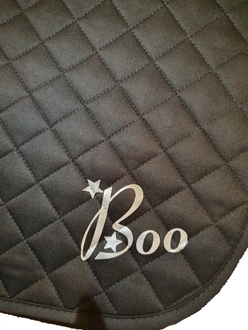Personalised Saddle Cloth/personalised Horse Wear/personalised Numnah