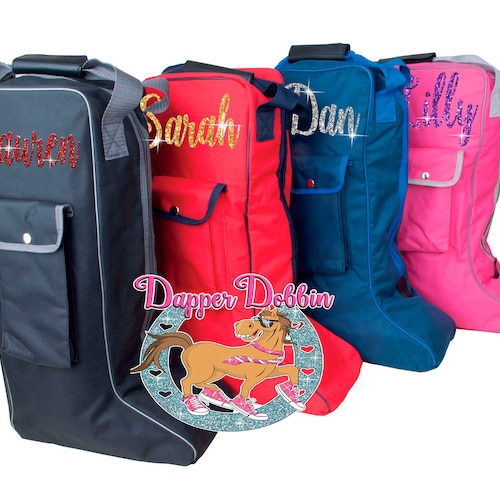 personalised wellington boot bag