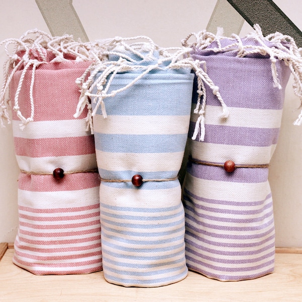 Turkish Towel | 100cm x 180cm | Pestemal | 100% Cotton | Harem | Sauna Towel | Hamam Towel