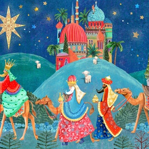 WE THREE KINGS Charity Holiday Card supporting the Global Health Council (10 Cards per pack) (GH2035)
