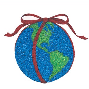 OUR PRECIOUS EARTH Holiday Card Supporting Environmental Defense Fund (10 cards per pack) ED0002