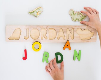 Custom Name Wood Puzzle. Gift for baby niece, nephew, new baby. Baby shower, 1st birthday, Xmas gifts. Wooden toys for baby.