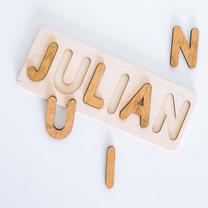 Name Puzzle 1st Birthday Gift Name Puzzle Personalized Name Wood Puzzle Handmade Toy Boy Newborn Girl Baby Gift Custom Name Baby