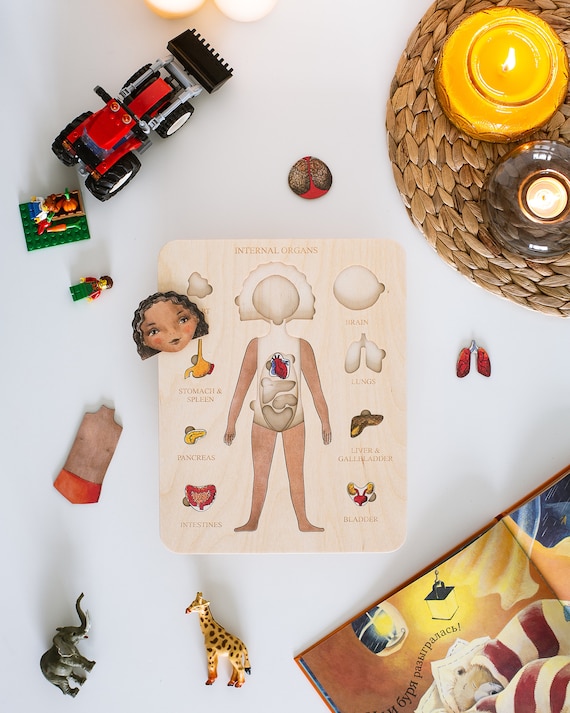 Kinder Baby aus Holz Montessori Puzzle 5-Schicht Lernspielzeug 