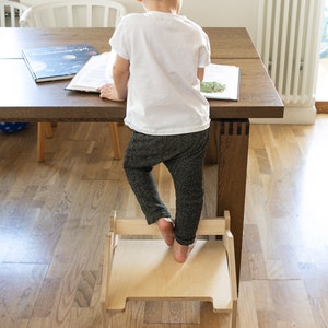 House-shaped chair, Toddler Step Stool, Kids Step Stool, Kitchen step stool, Birthday Gift, Bathroom Step Stool, Montessori Learning Stool image 6