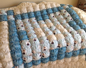 Handmade Puff quilt