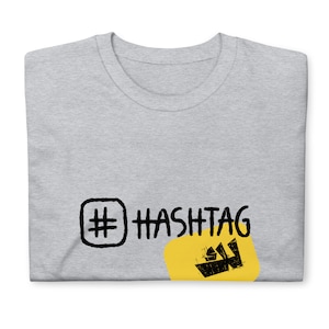 Hashtag Lak, I will Miss You, Funny Arabic English Expression, Play with wordsShort-Sleeve Unisex T-Shirt