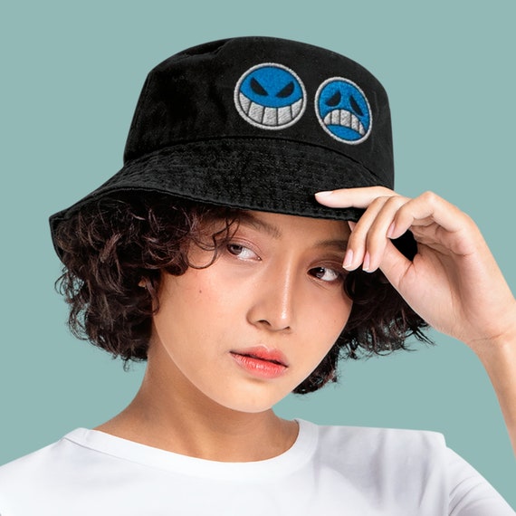 Anime Bucket Hat embroidery Etsy