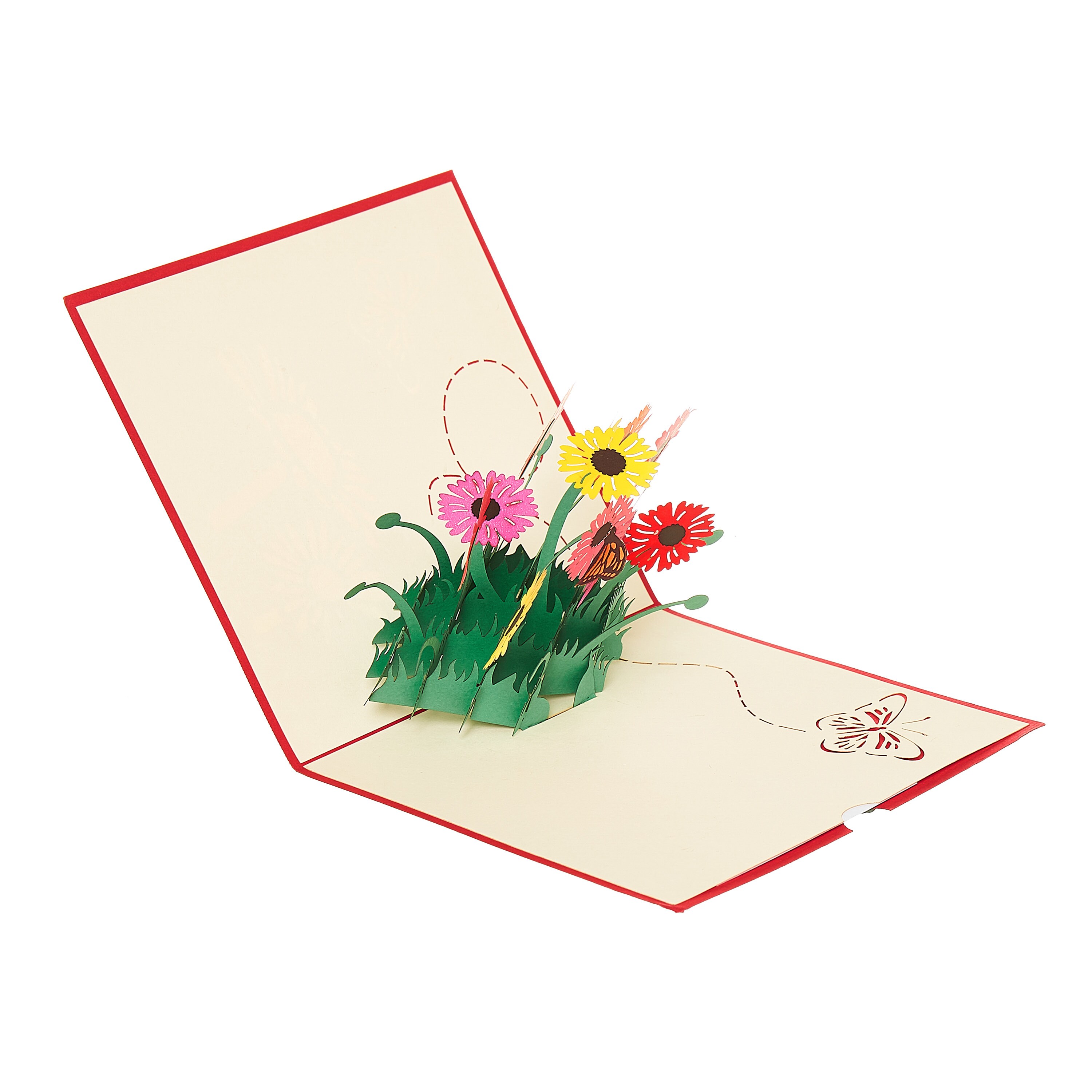 3D Flower Pop up Card Pack: Cherry Blossom, Rose, Sunflower, Daisy - Etsy