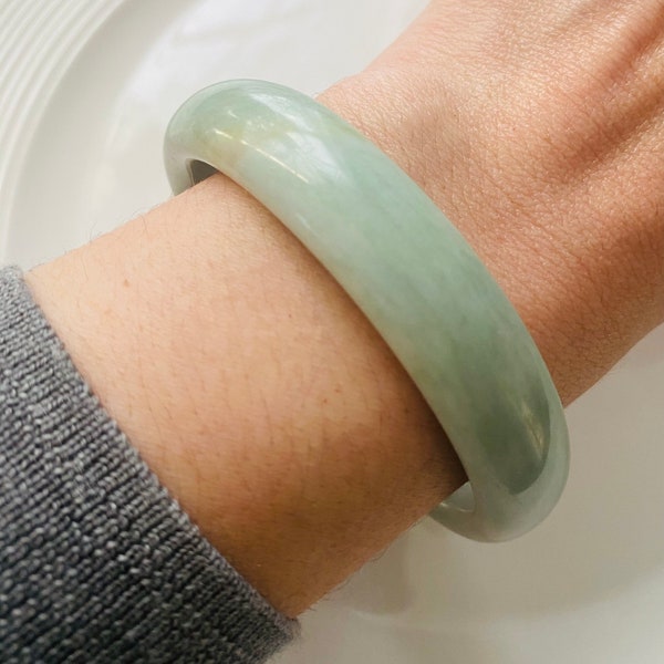 Jade Bangle Real Etsy