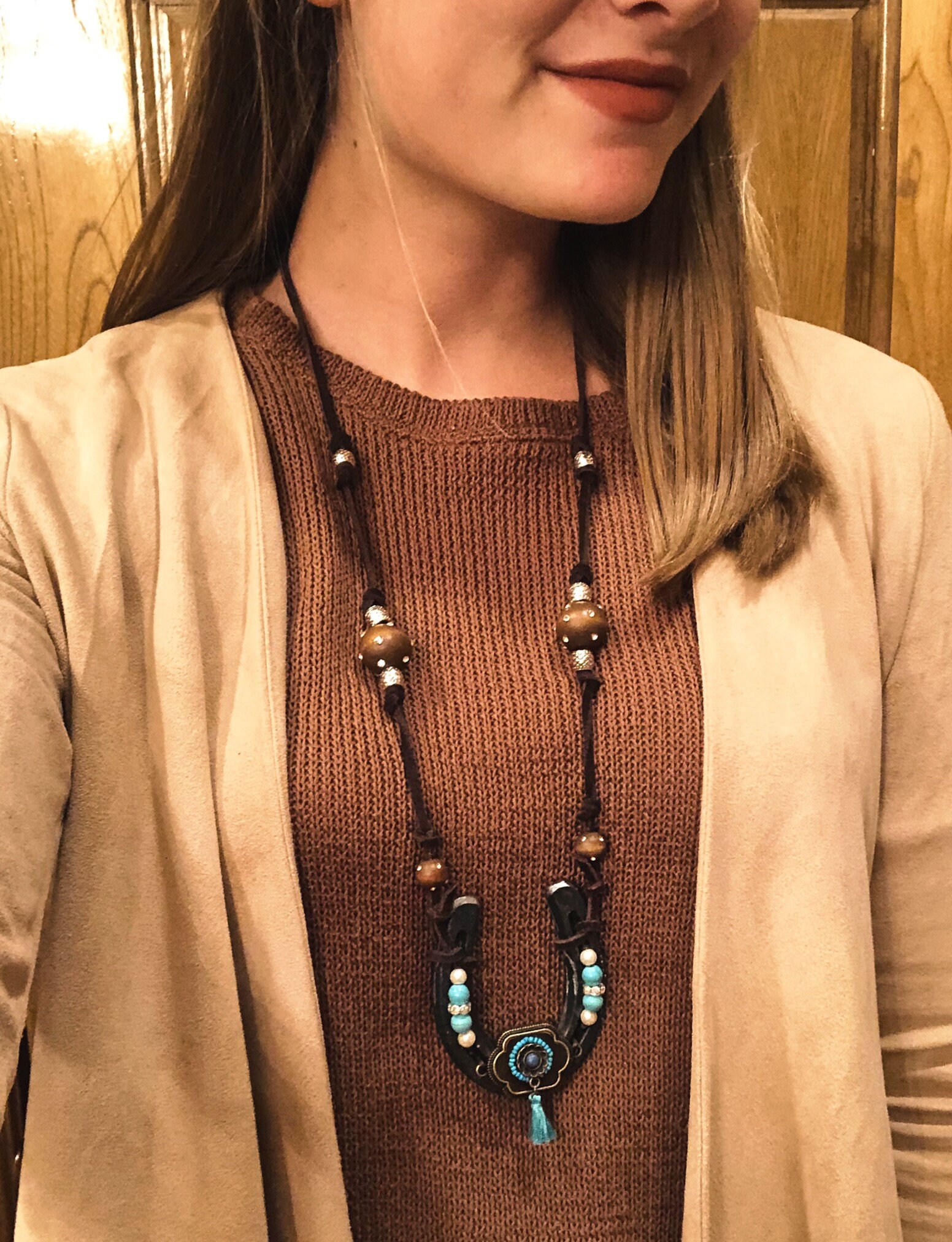 Horseshoe star necklace deals