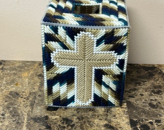 Cross Tissue Box Cover