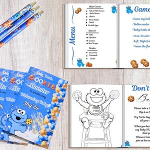 Personalized Baby Shower Activity Book. Baby Shower Game Booklet