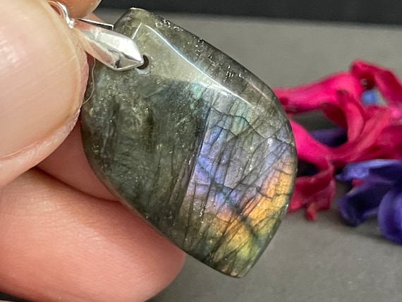 Special labradorite with silver 925