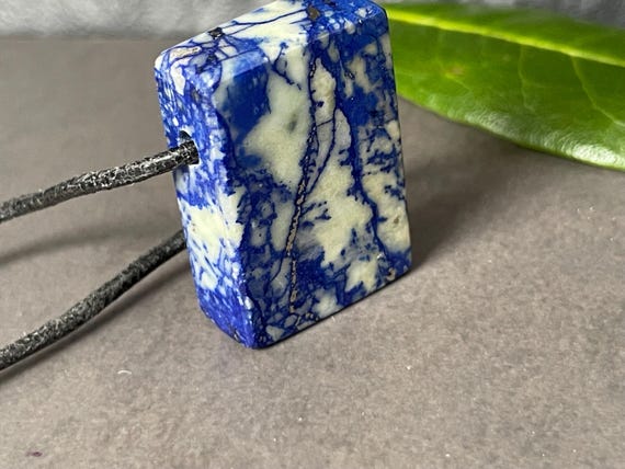 Real lapis lazuli in a unique design