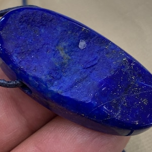 Beautiful natural, handmade Lapislazuli, drilled