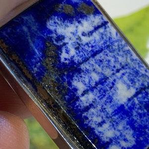 Beautiful natural Lapislazuli Pendant handmade in silver 925 sterling
