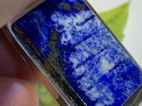Beautiful natural Lapislazuli Pendant handmade in silver 925 sterling