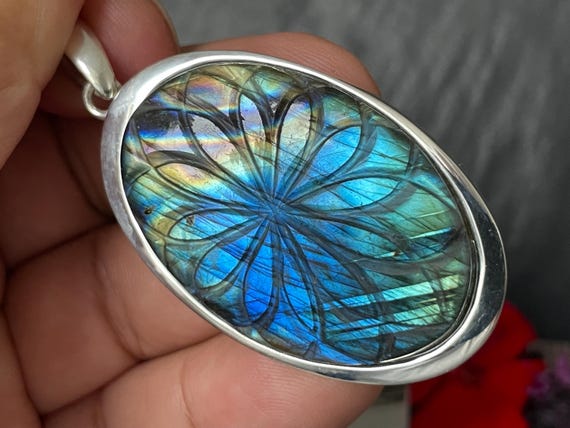 Special labradorite with silver 925