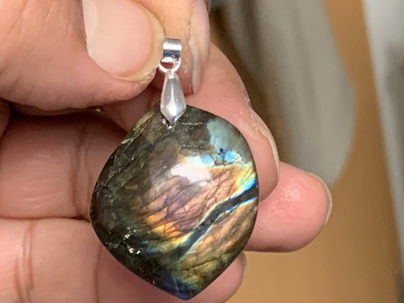 Special labradorite with silver 925