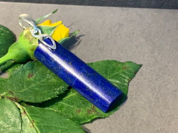 Beautiful natural Lapislazuli Pendant handmade in silver 925 sterling