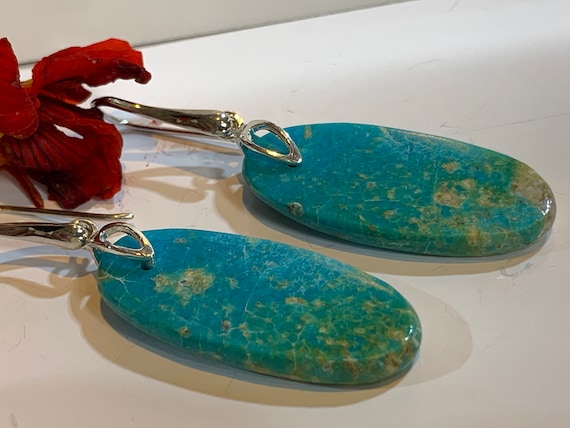 Real turquoise Ring silver (925) sterling