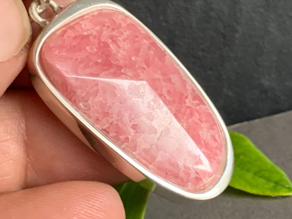 Very nice rodochrosite ring in silver 925 sterling from Argentina.