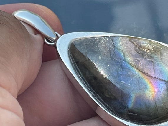 Special labradorite with silver 925