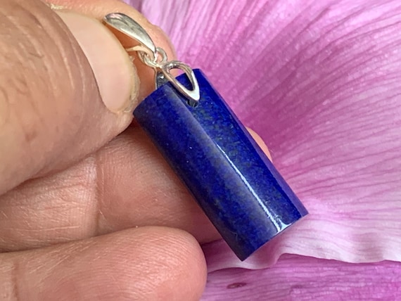 Beautiful natural Lapislazuli Pendant handmade in silver 925 sterling