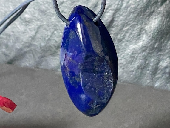 Beautiful natural Lapislazuli Pendant handmade in silver 925 sterling