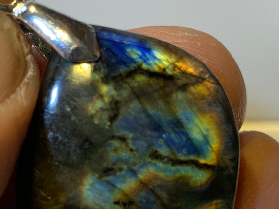 Special labradorite with silver 925