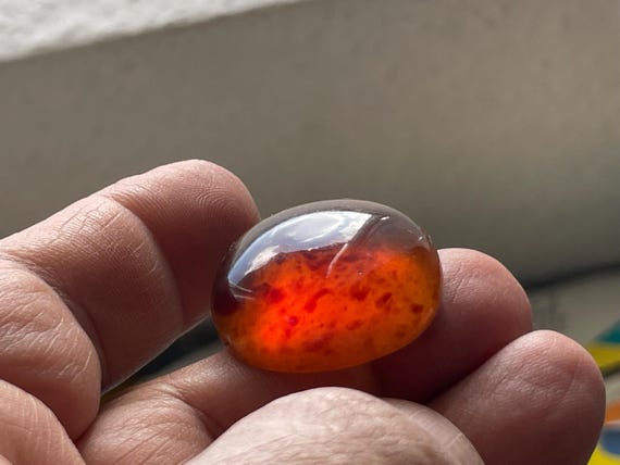 Phenomenal, rare blue amber