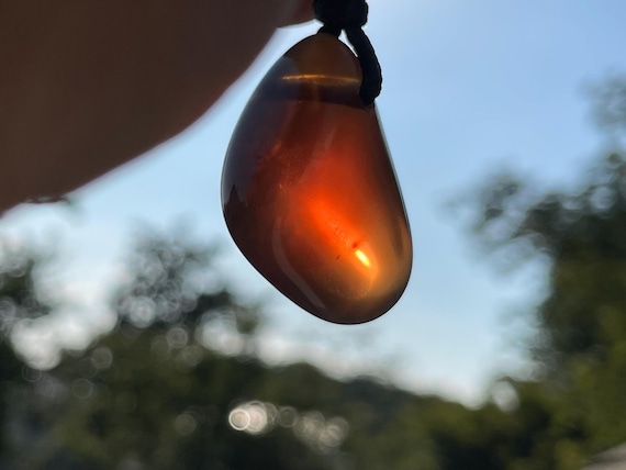 Phenomenal, rare blue amber