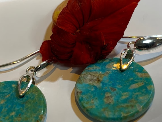 Real turquoise Ring silver (925) sterling