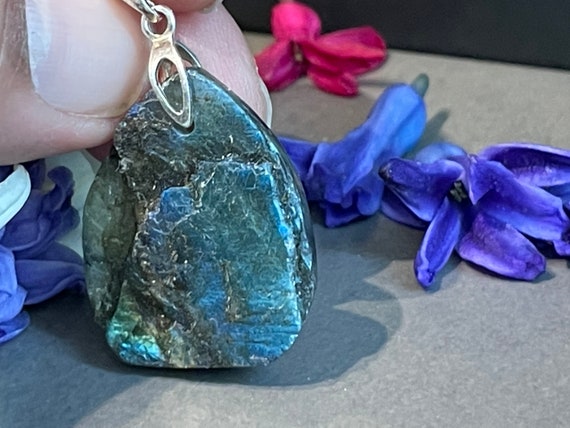 Special labradorite with silver 925