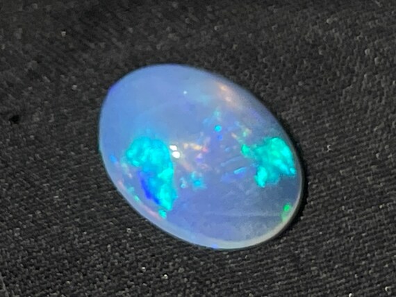 Genuine precious opal with matrix (Africa) pendant in sterling silver (925) in a special design